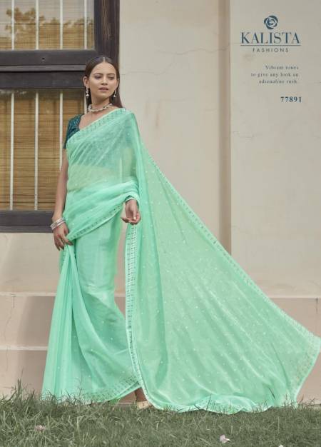 Silver Jubilee By Kalista Party Wear Sarees Catalog

